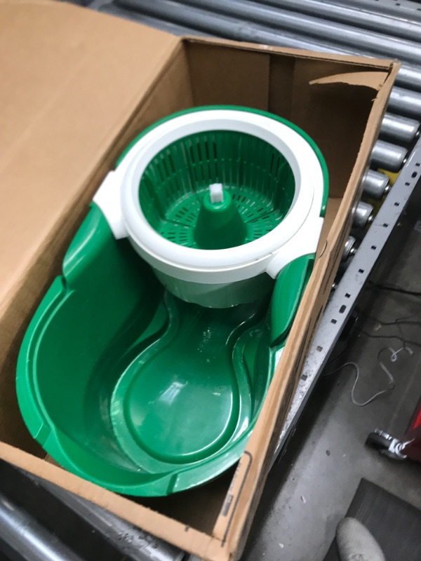Photo 2 of "Bucket only" Libman Tornado Spin Mop System Plus 1 Refill Head – Total Mopping System Includes Heavy Duty Microfiber Head, Sturdy Handle, and 1 Extra Replacement Mophead. Safe on All Hard Surfaces