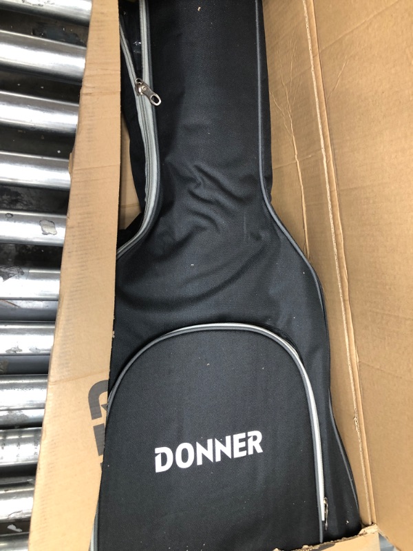 Photo 2 of Donner Acoustic Guitar Kit for Beginner Adult Teen Full Size Cutaway Acustica Guitarra Starter Bundle Set with Gig Bag Strap Tun