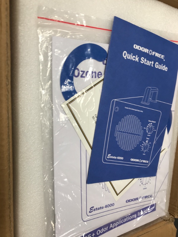 Photo 4 of OdorFree Estate 4000 Ozone Generator for Eliminating Odors from Large Homes & Offices, Townhouses and Commercial Spaces at their Source - Easily Treats Up To 4000 Sq Ft