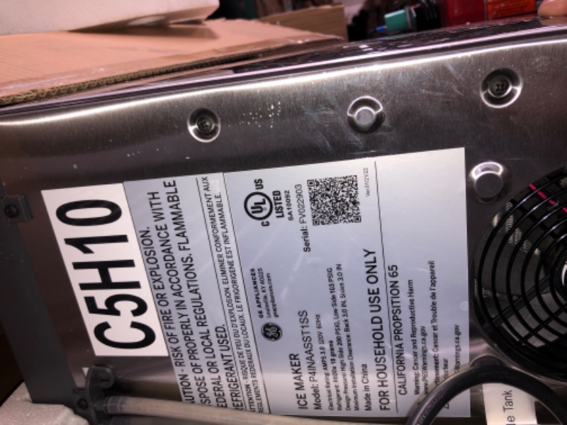 Photo 2 of ***SEE NOTES***GE Profile Opal 1.0 Nugget Ice Maker| Countertop Pebble Ice Maker | Portable Ice Machine Makes up to 34 lbs. of Ice Per Day | Stainless Steel Finish Stainless Steel Opal 1.0