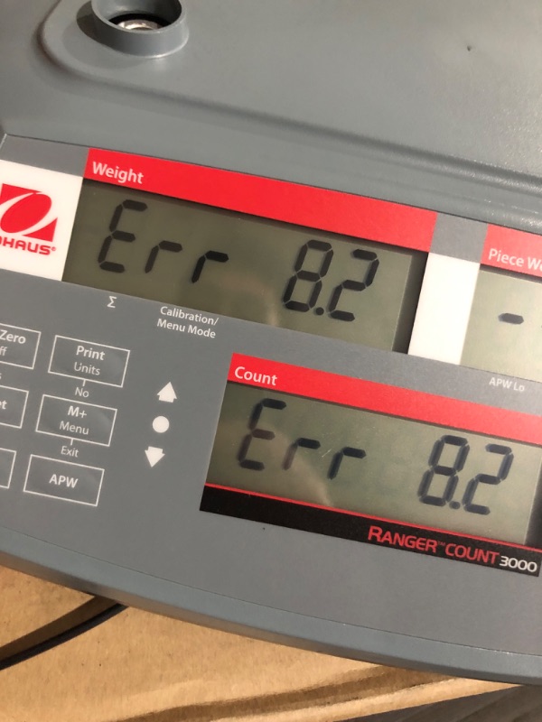 Photo 4 of *ERROR CODE**
Ohaus R31P30 Ranger 3000 Compact Bench Scale, 30 kg (30031711)