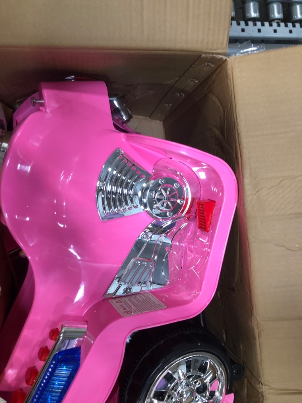 Photo 1 of **SEE NOTES**
Ride on Toy, 3 Wheel Motorcycle Trike for Kids by Rockin' Rollers – Battery Powered Ride on Toys for Boys and Girls, 3 - 6 Year Old - Pink FX