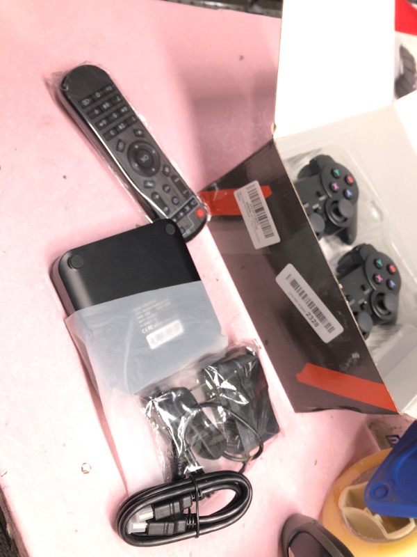 Photo 1 of Retro Game Console Built-in 45971 Classic Games, Video Game Console for 4K TV Plug and Play, EmuELEC 4.6 Game System, Android TV 9, Retro Emulator Console with S905X3 Chip A1-256G