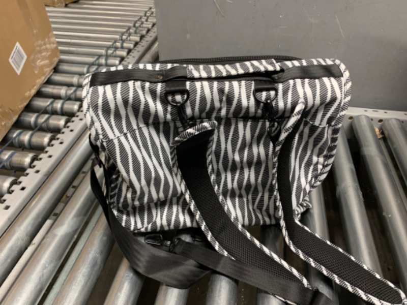 Photo 3 of ALLCAMP Diaper Bag Large, Support baby Stroller, Converted Into a Tote Bag Zebra Pattern