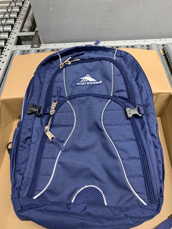 Photo 2 of [READ NOTES]
High Sierra Access 2.0 Laptop Backpack, True Navy/Mercury, One Size Dark Blue