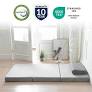 Photo 1 of 4 inch Tri Folding Memory Foam Mattress, Twin Size Portable Guest Bed