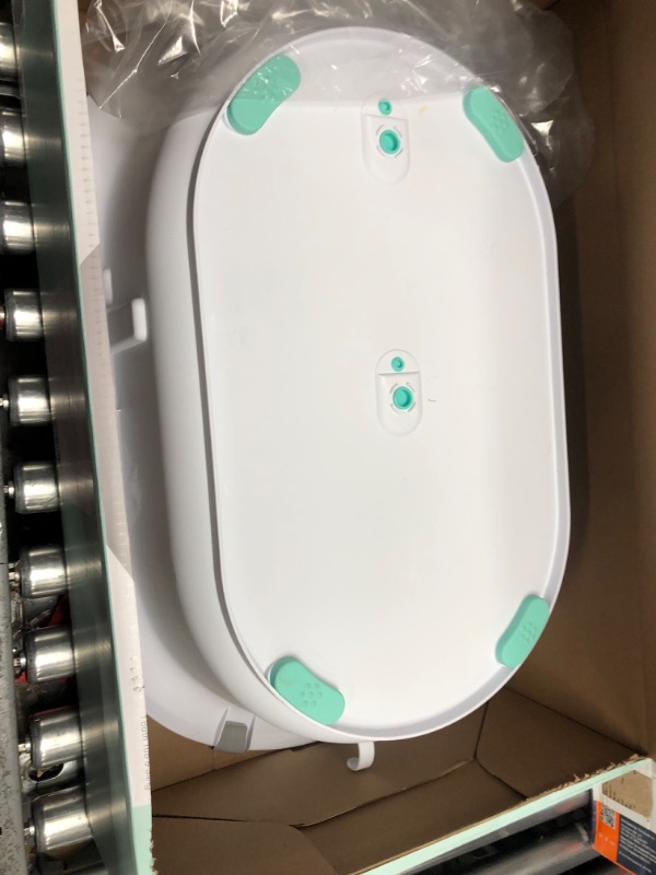 Photo 1 of 4-in-1 Grow-with-Me Bath Tub by Frida Baby Transforms Infant Bathtub to Toddler Bath Seat with Backrest for Assisted Sitting in Tub