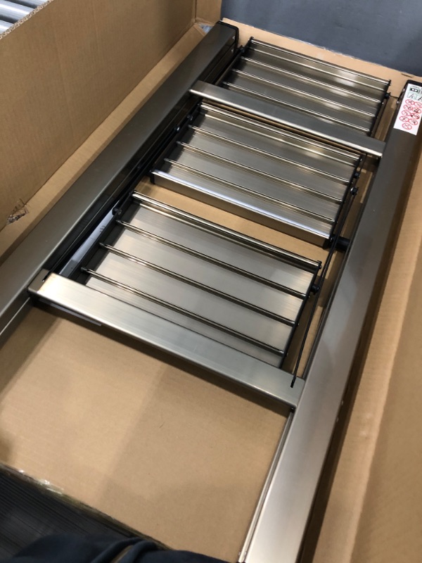 Photo 1 of Ladnamy Folding 3 Step Ladder - Aluminum Lightweight Step Stool W/Anti-Slip Wide Pedal for Adults&Elderly, 330IB Capacity Stepping Ladder for Home&Kitchen, Save Space Step Ladder, Champagne Gold 3 Step Champagne Gold