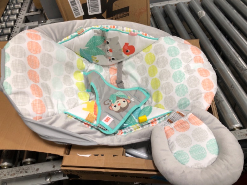 Photo 2 of Bright Starts Whimsical Wild Comfy Baby Bouncer Seat with Soothing Vibration and Music