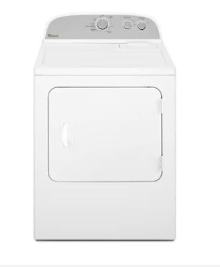 Photo 1 of Whirlpool 7-cu ft Reversible Side Swing Door Gas Dryer (White)
