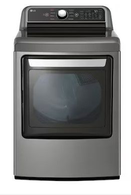 Photo 1 of LG EasyLoad 7.3-cu ft Smart Gas Dryer (Graphite Steel) ENERGY STAR
