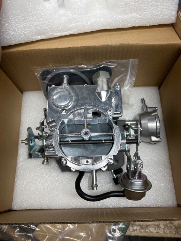 Photo 2 of RALBDX 2 Barrel Carburetor for Chevy - Rochester 2GC Carburetor Carb, Chevrolet Small Block Engine 350/5.7L 1970-1980, 400/6.6L 1970-1975, Automotive Replacement Carburetors, Large Base