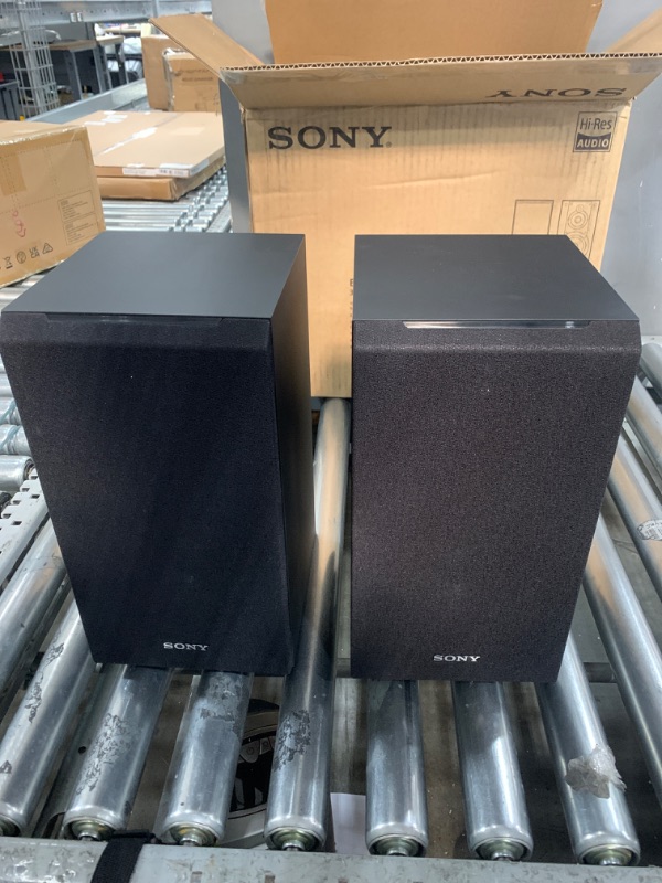 Photo 2 of Sony SSCS5 3-Way 3-Driver Bookshelf Speaker System (Pair) - Black