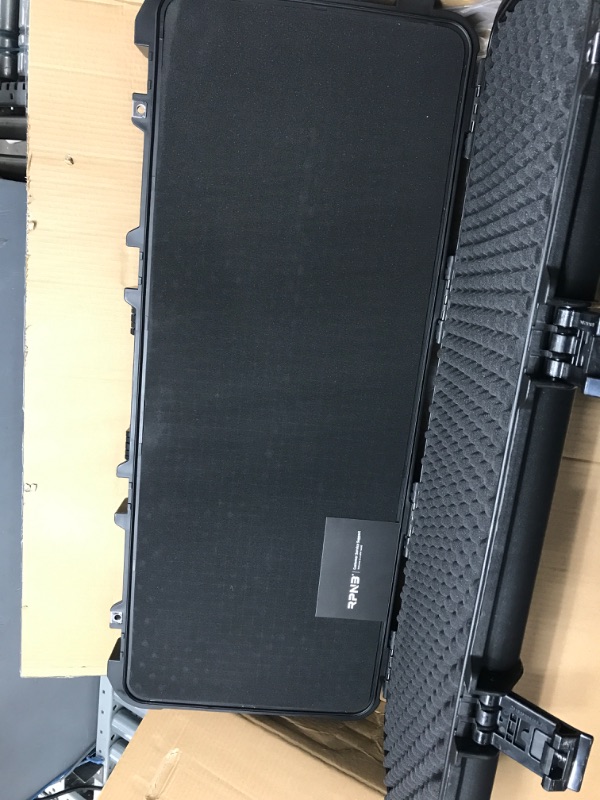 Photo 1 of RPNB Tactical Rifle Case, All Weather Hard Gun Case with Wheels and Fully Customizable Cubed Foam, Waterproof Hard Rifle Case for Rifles Shotguns, Airsoft Guns, Drones and More, w/TSA Specs 38.46" Rifle Case