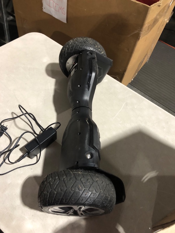 Photo 6 of ***NOT FUNCTIONAL - FOR PARTS ONLY - NONREFUNDABLE - SEE COMMENTS***
Gyroor Warrior 8.5 inch All Terrain Off Road Hoverboard with Bluetooth Speakers and LED Lights, UL2272 Certified Self Balancing Scooter 1-black