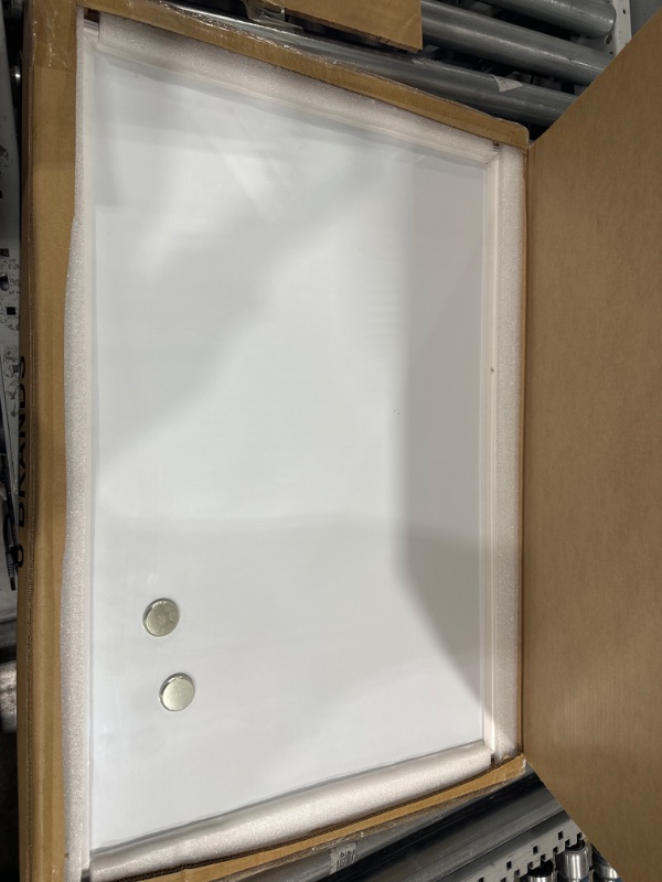 Photo 1 of U Brands Magnetic Dry Erase Board, 20 x 30 Inches, White Wood Frame (2071U00-01) 
