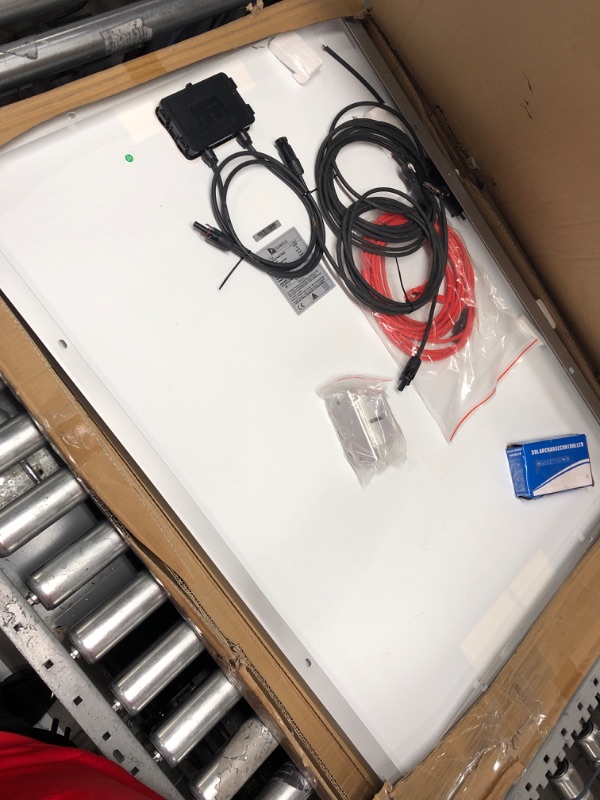 Photo 1 of SUNSUL 100W 12V Monocrystalline Solar Panel Kit, with 30A 12V/24V PWM Charge Controller for Outdoor RV Boat Trailer Camper Marine Off-Grid Home (100 Watt with Accessories)