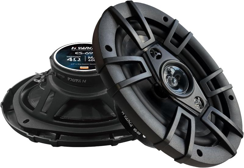 Photo 1 of H YANKA 6x9 Car Speakers,500 Watt Max 4-Way 6x9 Speakers, Professional 6x9 Speakers?Truck Speakers?Speakers for Car?Speakers Car Audio?6 by 9 Speakers?Max Box Car Set?Auto Speakers?1 Pair? Car Coaxial Speakers 6x9 Car Speakers