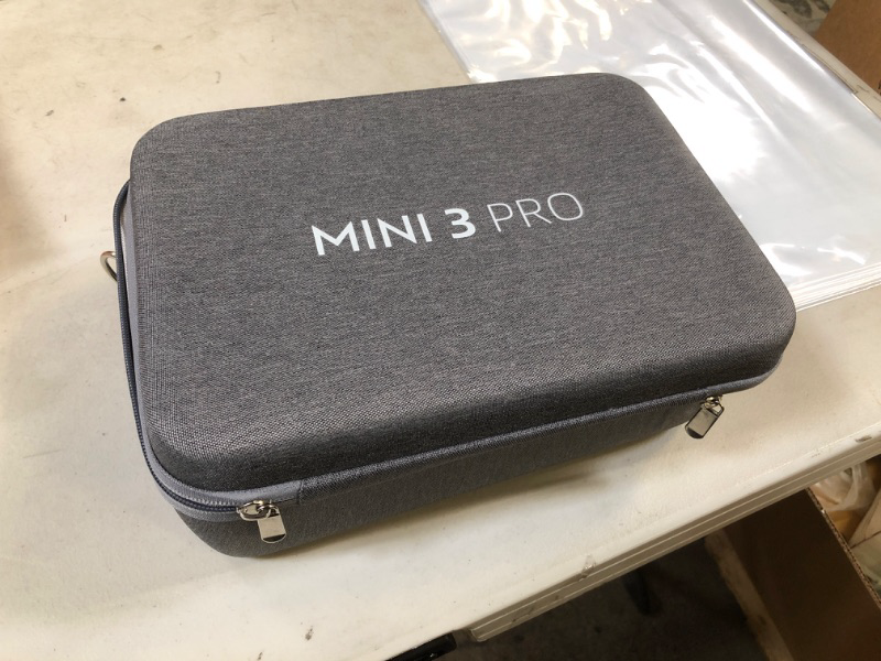 Photo 2 of Mini 3 / Mini 3 Pro RC Case, Portable PU Leather Storage Shoulder Bag for DJI Mini 3 Pro (CASE ONLY)