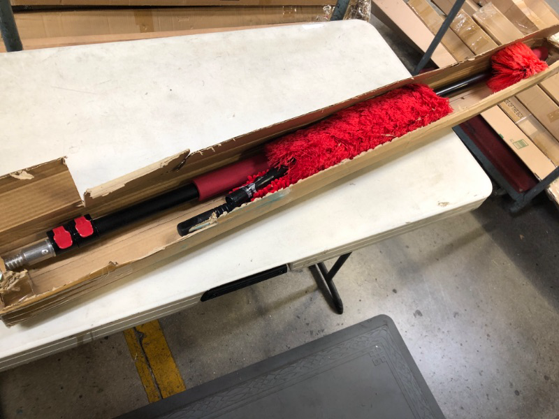 Photo 1 of 20 Foot High Reach Dusting Kit with 5-12 Foot Extension Pole // High Ceiling Duster with Telescopic Pole // Cobweb Duster // Microfiber Duster // Outdoor & Indoor Extendable Duster Cleaning Kit 12 feet