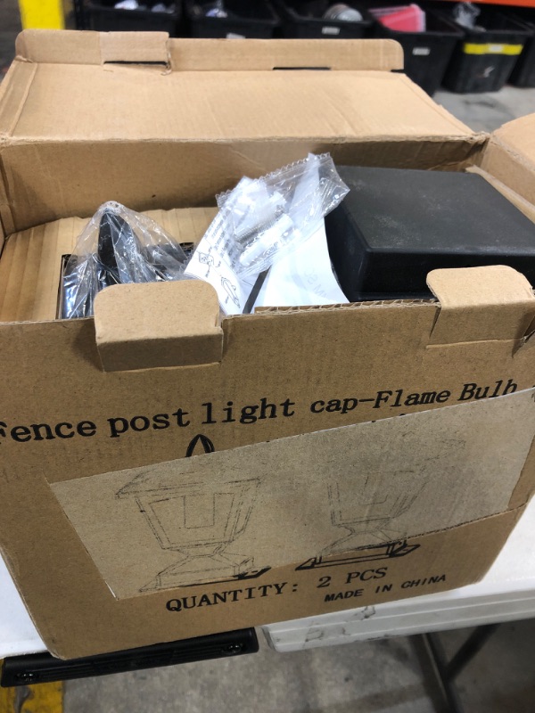 Photo 1 of 2 PACK FENCE POST LIGHT 