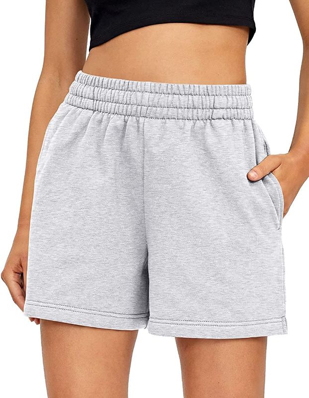 Photo 1 of AUTOMET Women's Shorts Casual Summer Drawstring Comfy Elastic High Waist Running Shorts with Pockets
2xl