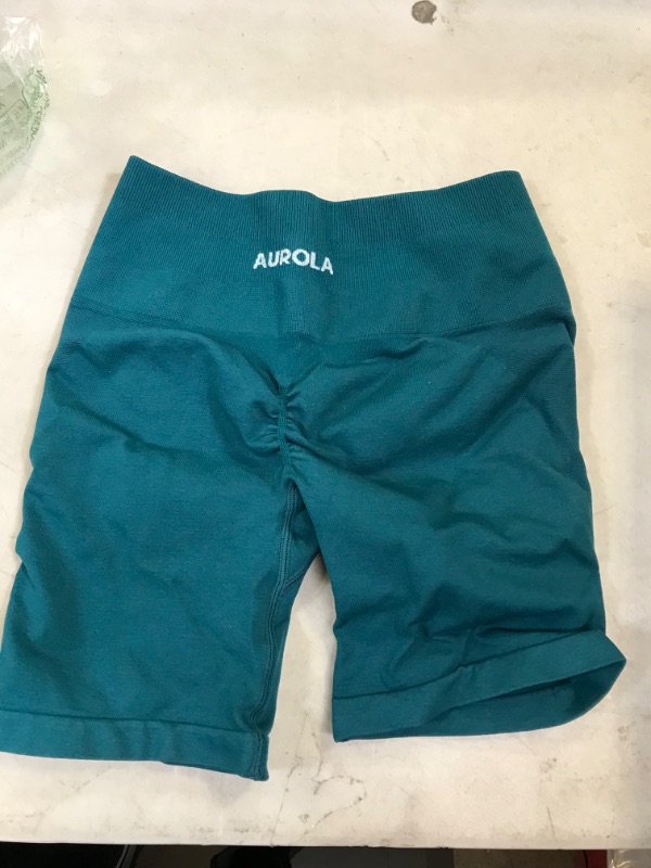 Photo 2 of blue aurola biker shorts size xs