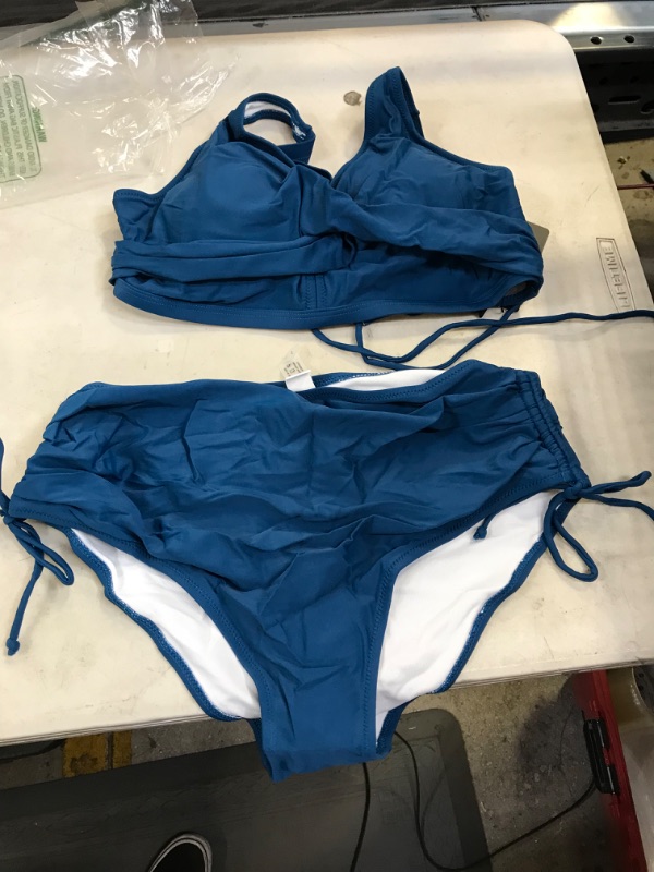 Photo 1 of 2 piece bathing suit size large 