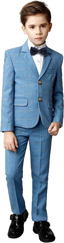 Photo 1 of YuanLu Boys Suits 5 Piece Set Slim Fit Royal Blue Boy Suit
5