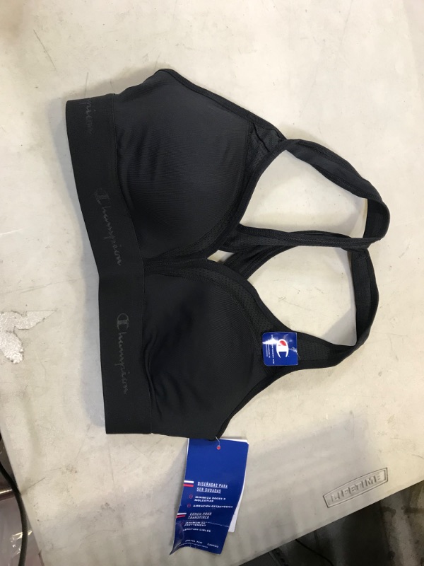 Photo 1 of BLACK CHAMPION SPORTS BRA SIZE SMALL 