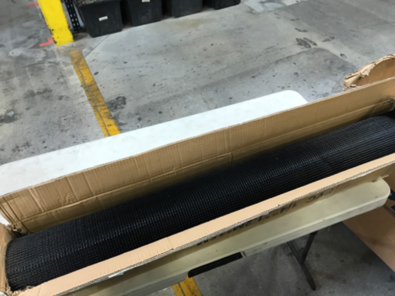 Photo 1 of 48'' x 50' 1/4inch Hardware Cloth 23 Gauge Black Vinyl Coated Welded Fence Mesh for Home and Garden Fence and Home Improvement Project (48'' x 50')
