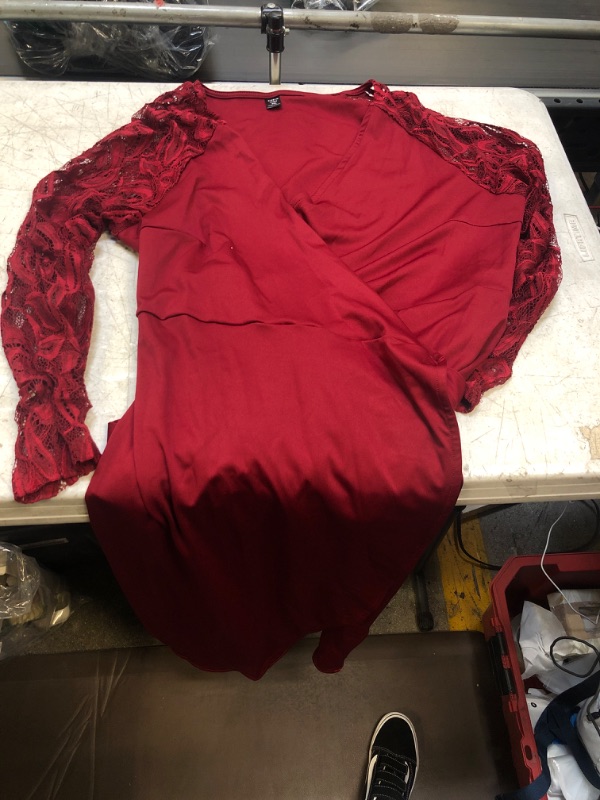 Photo 1 of 3XL -- BURGUNDY  DRESS 