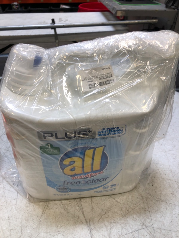 Photo 2 of All Free & Clear Plus+ Stainlifters HE Liquid Laundry Detergent, 158 loads, 237 fl oz