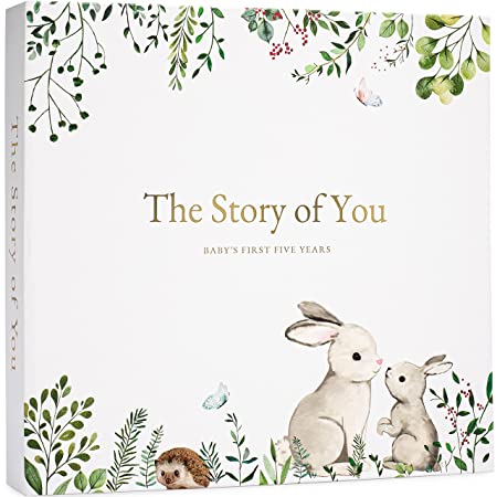 Photo 1 of Keepsake Baby Memory Book for Baby Boy or Girl – Timeless Baby First 5 Year Baby Book – A Milestone Book to Record Every Event from Birth to Age 5 – Gender Neutral Baby Journal Scrapbook Photo Album- Seal