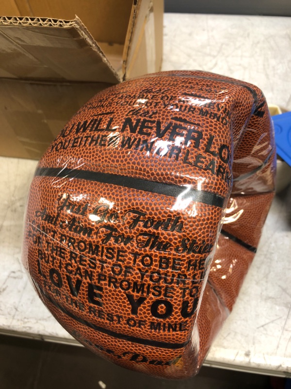 Photo 2 of Engraved Outdoor Basketball Gifts, Custom Basketball Birthday Graduation Back to School Gifts for Son Daughter Grandson Nephew - You are Capable of Achieving Anything You Put Your Mind to