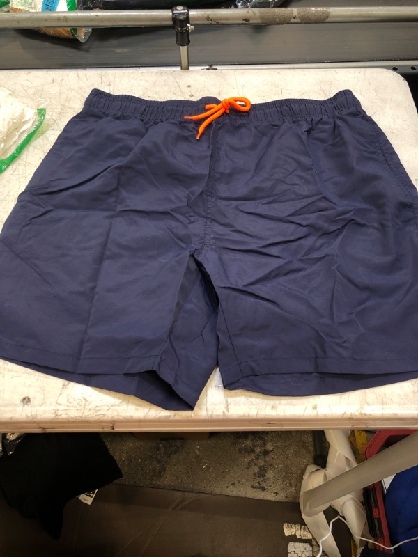 Photo 1 of 3XL -- NAVY SWIM TRUNKS 