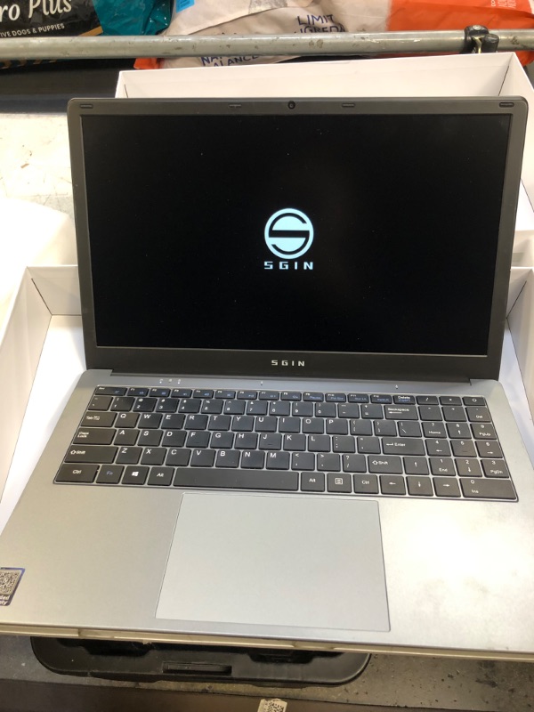 Photo 2 of *PARTS ONLY* SGIN Laptop 15.6 Inch, 4GB DDR4 128GB SSD Windows 11 Laptops with Intel Celeron N4020C(up to 2.8 GHz), Intel UHD Graphics 600, Mini HDMI, WiFi, Webcam, USB3.0, Bluetooth PASSWORD PROTECTED 