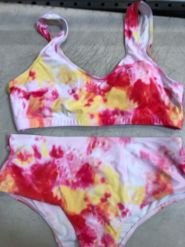 Photo 1 of 2 PC BATHING SUIT TIE DYE SIZE XL