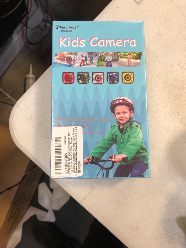 Photo 1 of PROGRACE Kids Camera Waterproof Boys - Toy Gifts for Boy Kids Video Camera Underwater Recorder HD Kids Digital Camera Toddler Children Camcorder Age 3 4 5 6 7 8 9 10 Year Old Birthday Presents Navy Blue