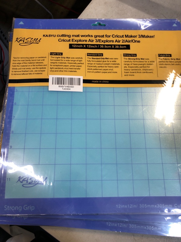 Photo 2 of 12x12 Cutting Mat for Cricut Maker 3/Maker/Explore 3/Air 2/Air/One(3 Mats), Gridded Adhesive Non-Slip Cut Mat for Crafts, Quilting, Sewing and All Arts (Variety)