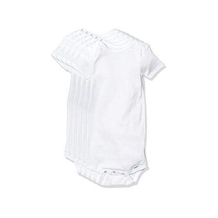 Photo 1 of GERBER Baby 4-Pack Solid Onesies Bodysuits White 4T White Size 4T
