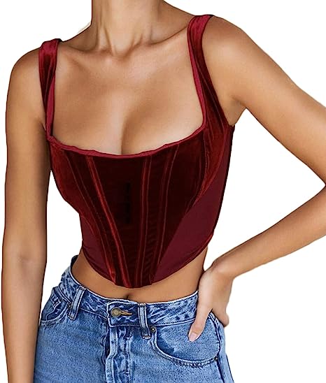 Photo 1 of  Sexy Women Push Up Bustiers Corsets Strapless Off Shoulder Slim Crop Tops Clubwear Party Outwear …, SIZE M 