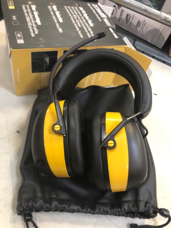 Photo 2 of ZOHAN EM042 AM/FM Radio Headphone with Digital Display, Ear Protection Noise Reduction Safety Ear Muffs, Ultra Comfortable Heari