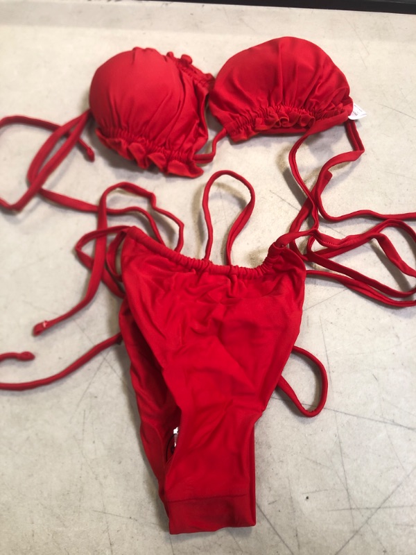 Photo 1 of BIKINI 2 PC RED SIZE SMALL