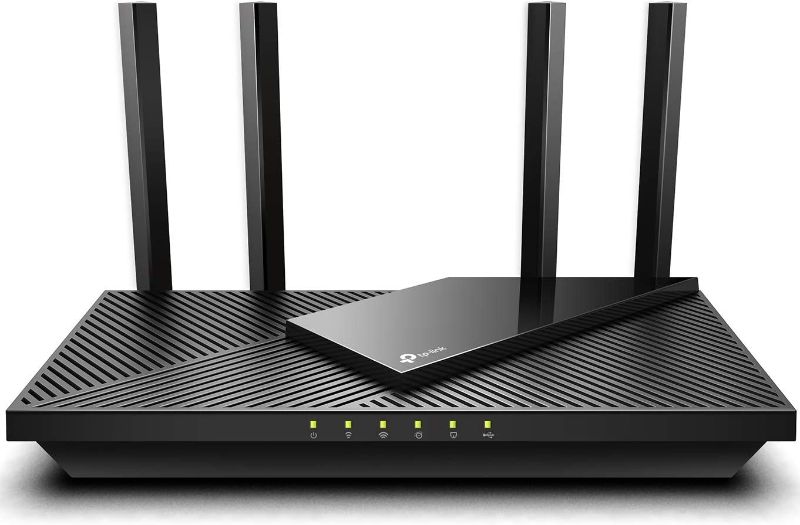 Photo 1 of TP-Link AX1800 WiFi 6 Router (Archer AX21) – Dual Band Wireless Internet Router, Gigabit Router, USB port, Works with Alexa - A Certified for Humans Device
