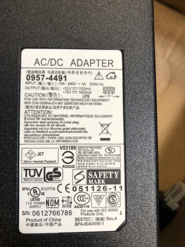 Photo 3 of KFD AC DC Adapter for 0957- 4491 HP PhotoSmart
