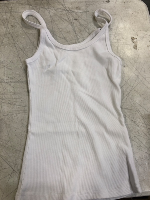 Photo 1 of WOMENS WHITE TANK TOP SIZE XS