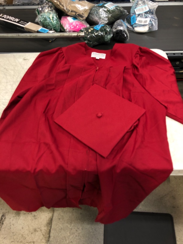 Photo 1 of GRADATION GOWN AND CAP 
SIZE 42 4"9 -4"11
