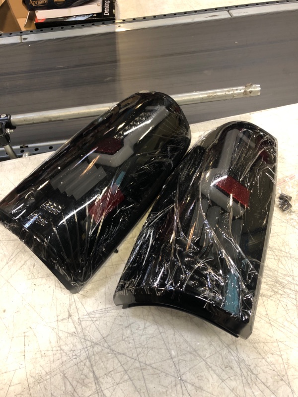 Photo 1 of ROXX Full Led Tail Lights Assembly for 1999-2006 Chevy Silverado 1500/2500/ 3500, Led Taillights Pair for 1999-2003 GMC Sierra, Full Led DRL/Brake Lights/Reverse/Turn Signals (Smoke Lens)
