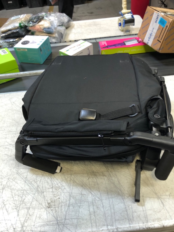 Photo 1 of gb Pockit+ All-Terrain, Ultra Compact Lightweight Travel Stroller with Canopy and Reclining Seat in Velvet Black Velvet Black Pockit+ All Terrain (SLIGHTLY USED)